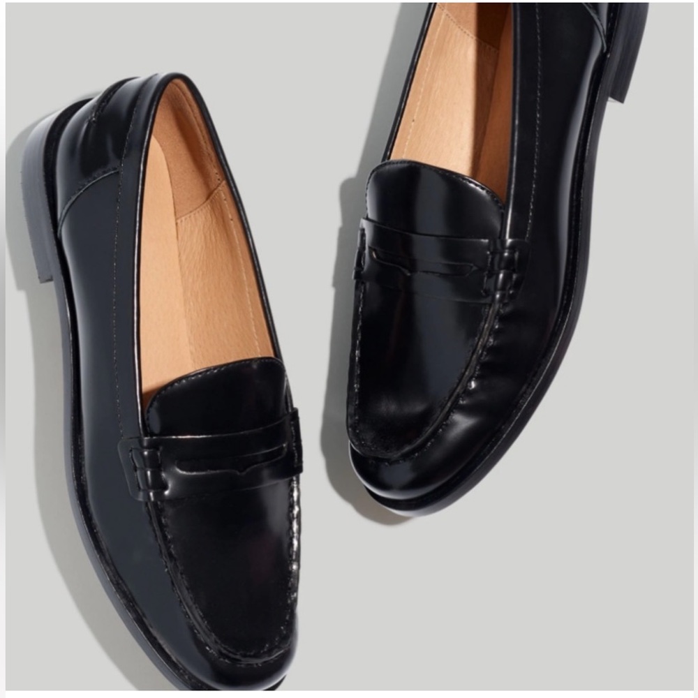 NWT Madewell Penny Loafers in Leather